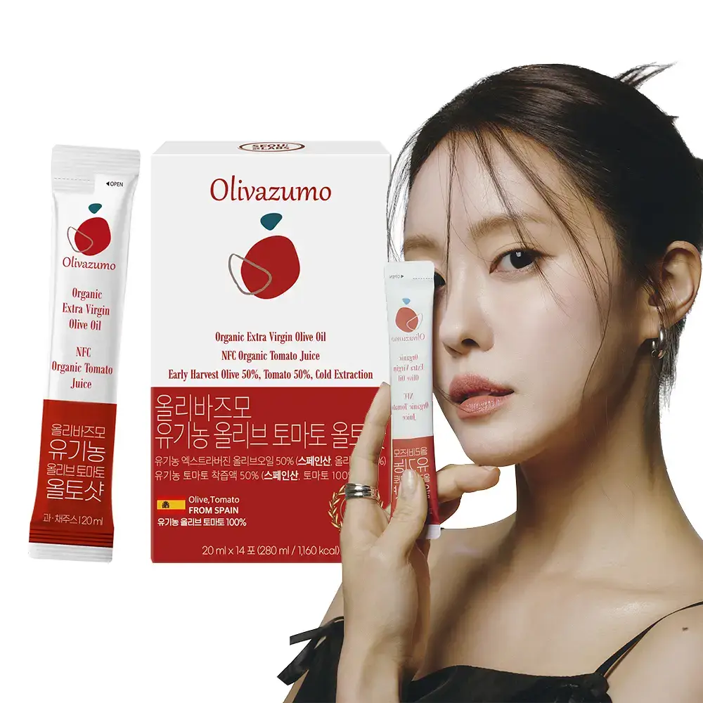 [효민 PICK] 올리바즈모 유기농 올리브 토마토 올토샷 14포